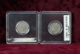 1886 & 1891-S Seated Liberty Dime