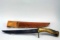 Stag Handled Knife w/ Scabbard