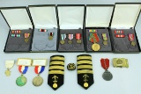 U.S. Navy Captain Epaulettes, Medals, Badges & More