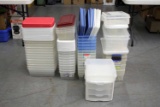 Large Assortment of Totes & Plastic Containers