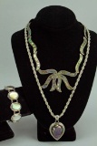 Silver Necklaces, Pendant, Bracelet