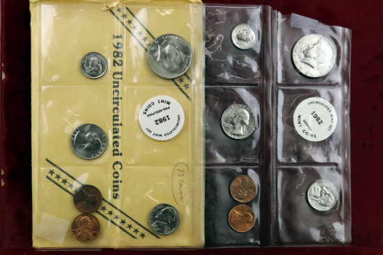 1982 U.S. Mint Set P & D (12 coins)