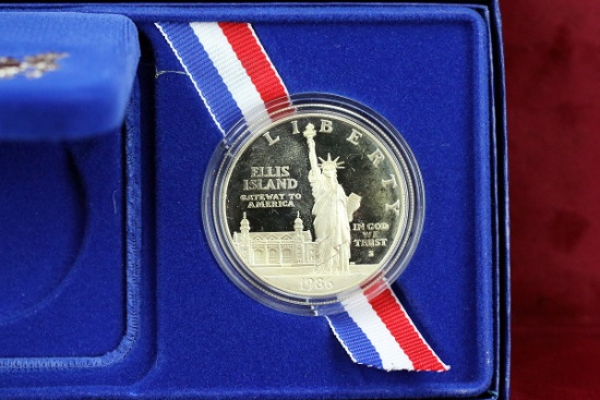 1986-S U.S. Commemorative Liberty Silver Dollar