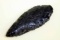 Large Obsidian Chipped Arrowhead/Scraper