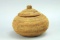 Tradition African Grain Pot, Handwoven of Reed