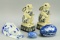 Porcelain Asian Bunnies and Eggs