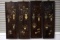 Set of 4 Decorative Inlaid Wood Panels - Subject is 4 Seasons