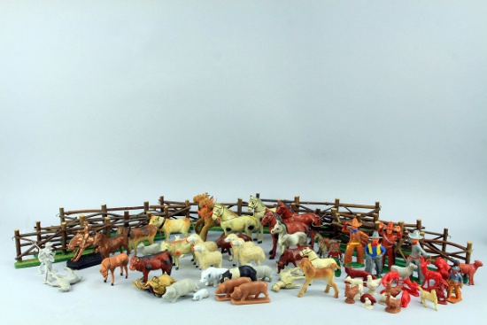 Vintage Barnyard Animals & Cowboys