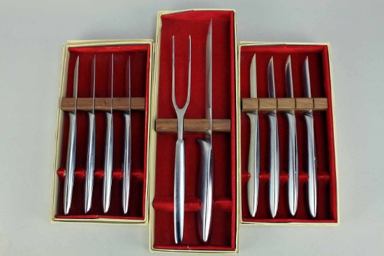 Gerber Miming Steak Knives & Serving Set