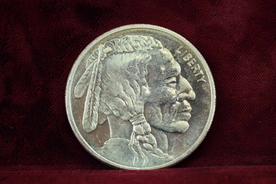 Indian Head/Buffalo 1 oz. .999 Fine Silver