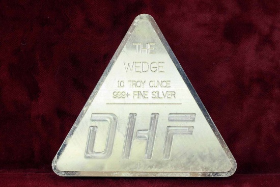 10 Troy Ounce .999 Silver Wedge DHF