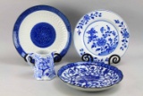 Fine Porcelain Plates & Creamer