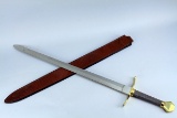 Broad Sword w/Brass Accents
