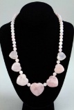 Pink Stone Heat Necklace