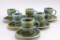 Set of 3 Wade England Demitasse Cups/Saucers