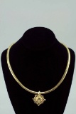 14K Gold Necklace & Sun Pendant, 38.8 Grams