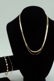 14K Gold Chains - Necklaces & Bracelets, 14.2 Grams