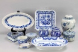 Blue Decorative Serving Pcs/Trinket dishes & More