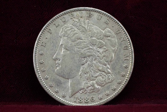 1886-P Morgan Silver Dollar