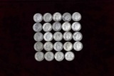 24 Roosevelt Silver Dimes, various dates/mints