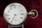 18s Elgin Pocket Watch w/ See Thru Back, Ca. 1890