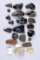 Chipped Obsidian, Flint, Quartz - Arrow Head, Scraper Pieces