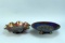 2 Northwood Amethyst Carnival Bowls