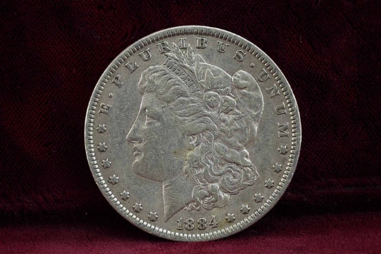 1884-P Morgan Silver Dollar