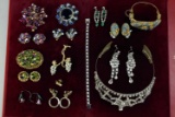 Vintage Costume Jewelry - Rhinestones