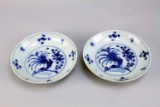 Ming Era Chinese Blue & White Porcelain Saucer - Dishes, Ca. 17th Century