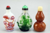 3 Snuff Bottles