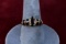 10k Gold Ring w/ Garnet Colored Stones, Sz. 9, 3.1 Grams