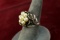 Silver Ring w/ Pearl Cluster, Sz 7.5