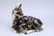 Keramos Porcelain Deer with Fawn, Austria