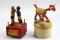 Vintage Wood Push Up Toys-Puppets