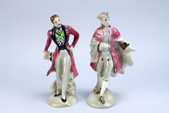 Goldscheider "Yankee Doodle Dandy" & "Prince of Wales Porcelain; Staffordshire, England