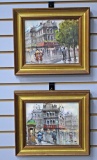 Paris Street Scenes - Oil, by Cortese