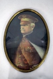 Antique Oval Military Picture
