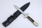 Dagger Style Knife w/ Scabbard