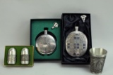 Pewter Flasks, Cup & More