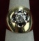 Vintage Strell 14k Gold Ring w/.75 Diamond Stone, Sz. 6