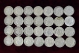 28 various dates/mint Roosevelt Silver Dimes