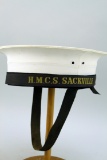 Canadian Navy Flat Top Hat, H.M.C.S. Sackville