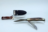 Schrade - Walden Folding Knife, Western Fixed Blade Knife