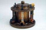 Pipes w/ Stand & Tobacco Jar