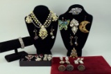 Vintage Costume Jewelry - Rhinestones & More