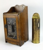 Tobacco - Pipe Box & Fireplace Match Holder