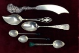 Sterling Silver Spoons & Knife, 82.4 Grams