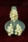 14k Gold Pearl Ring & Earrings, Sz. 6.5