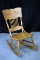 Pressed Back Rocking Chair